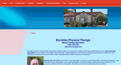 Desktop Screenshot of encinitaspt.com
